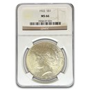 1922 Peace Dollar MS-66 NGC (Green Label)