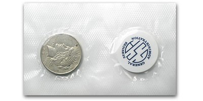 1922 Peace Dollar XF-45 (GSA Soft Pack) 1922 Peace Dollar XF-45 (GSA Soft Pack)