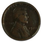 1922 Plain Lincoln Cent Fine-15 PCGS (No D, Strong Reverse)