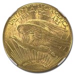 1922-S $20 St Gaudens Gold Double Eagle MS-61 NGC
