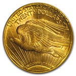 1922-S $20 St Gaudens Gold Double Eagle MS-61 PCGS