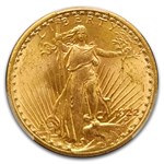 1922-S $20 St Gaudens Gold Double Eagle MS-63+ PCGS