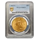 1922-S $20 St Gaudens Gold Double Eagle MS-63+ PCGS