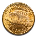 1922-S $20 St Gaudens Gold Double Eagle MS-63 PCGS