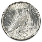 1922-S Peace Dollar AU-58 NGC