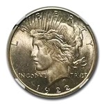 1922-S Peace Dollar MS-66 NGC