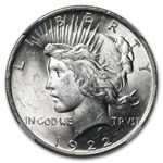 1922 Stage Coach Peace Dollar BU NGC