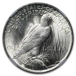 1922 Stage Coach Peace Dollar BU NGC