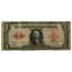 1923 $1.00 Legal Tender Red Seal Fine (Fr#40)