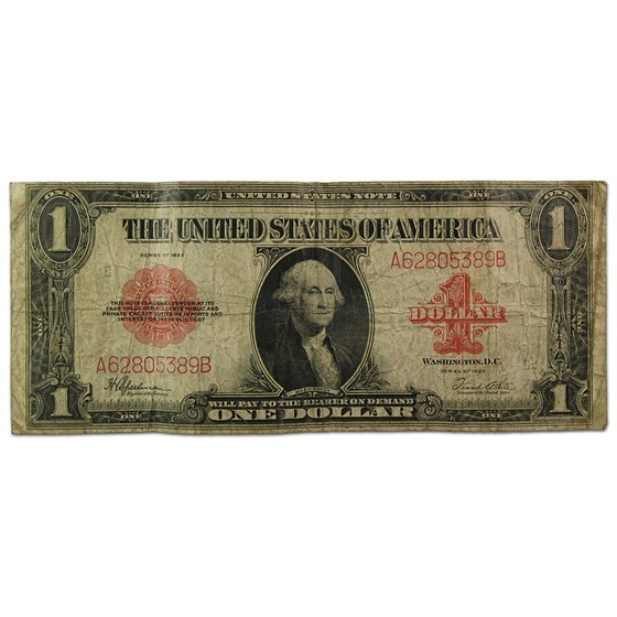1923 $1.00 Legal Tender Red Seal Fine (Fr#40) 1923 $1.00 Legal Tender Red Seal Fine (Fr#40)