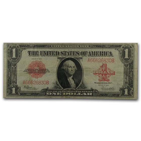 1923 $1.00 Legal Tender Red Seal VF (Fr#40) 1923 $1.00 Legal Tender Red Seal VF (Fr#40)