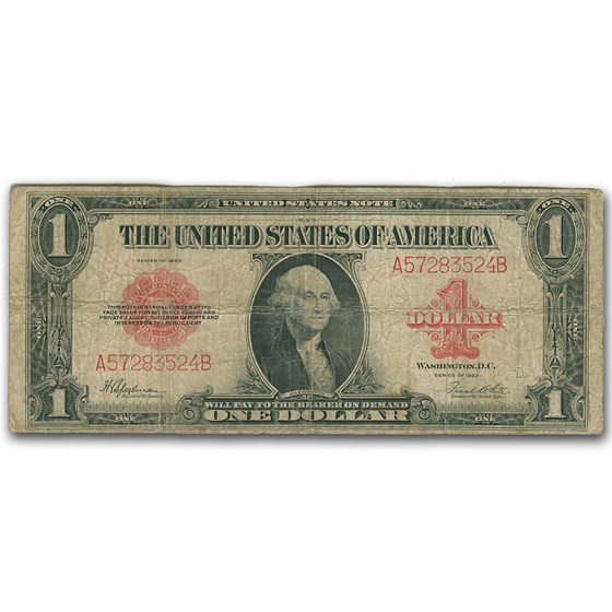 1923 $1.00 Legal Tender Red Seal VG (Fr#40) 1923 $1.00 Legal Tender Red Seal VG (Fr#40)