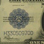 1923 $1.00 Silver Certificate AU (Fr#237)