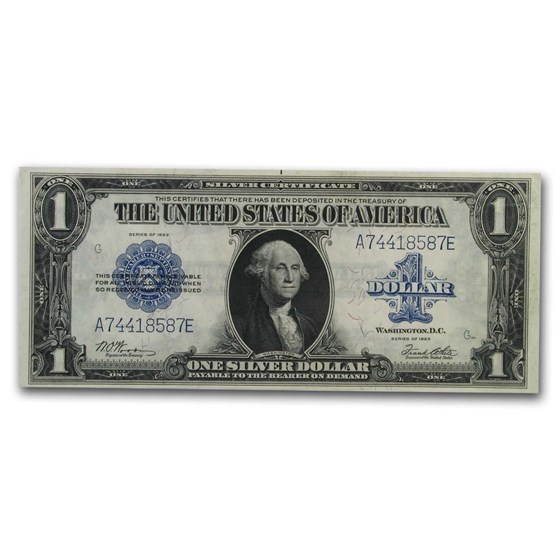 1923 $1.00 Silver Certificate AU (Fr#238) 1923 $1.00 Silver Certificate AU (Fr#238)
