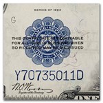 1923 $1.00 Silver Certificate CCU (Fr#238)