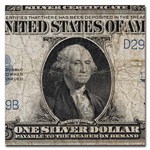 1923 $1.00 Silver Certificate Fine (Fr#237) Inverted Error