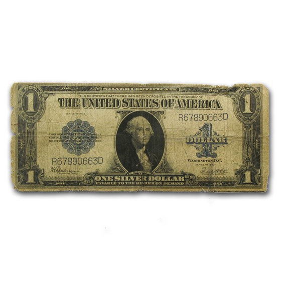 1923 $1.00 Silver Certificate Good