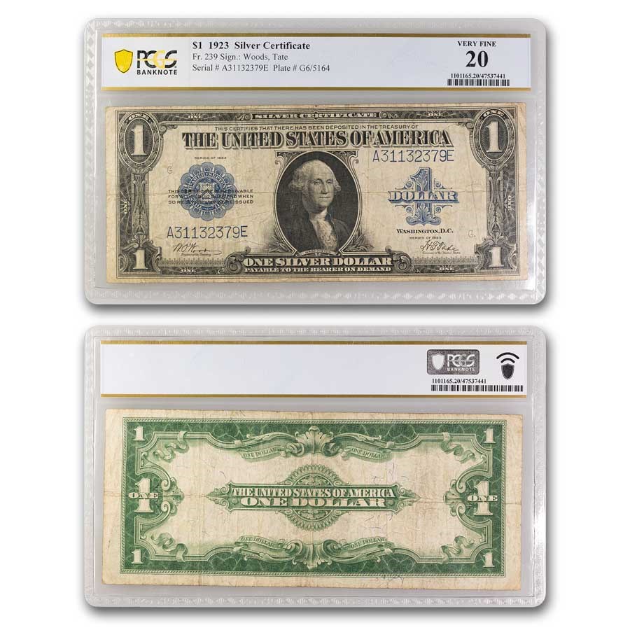 1923 $1.00 Silver Certificate VF-20 PCGS (Fr#239)