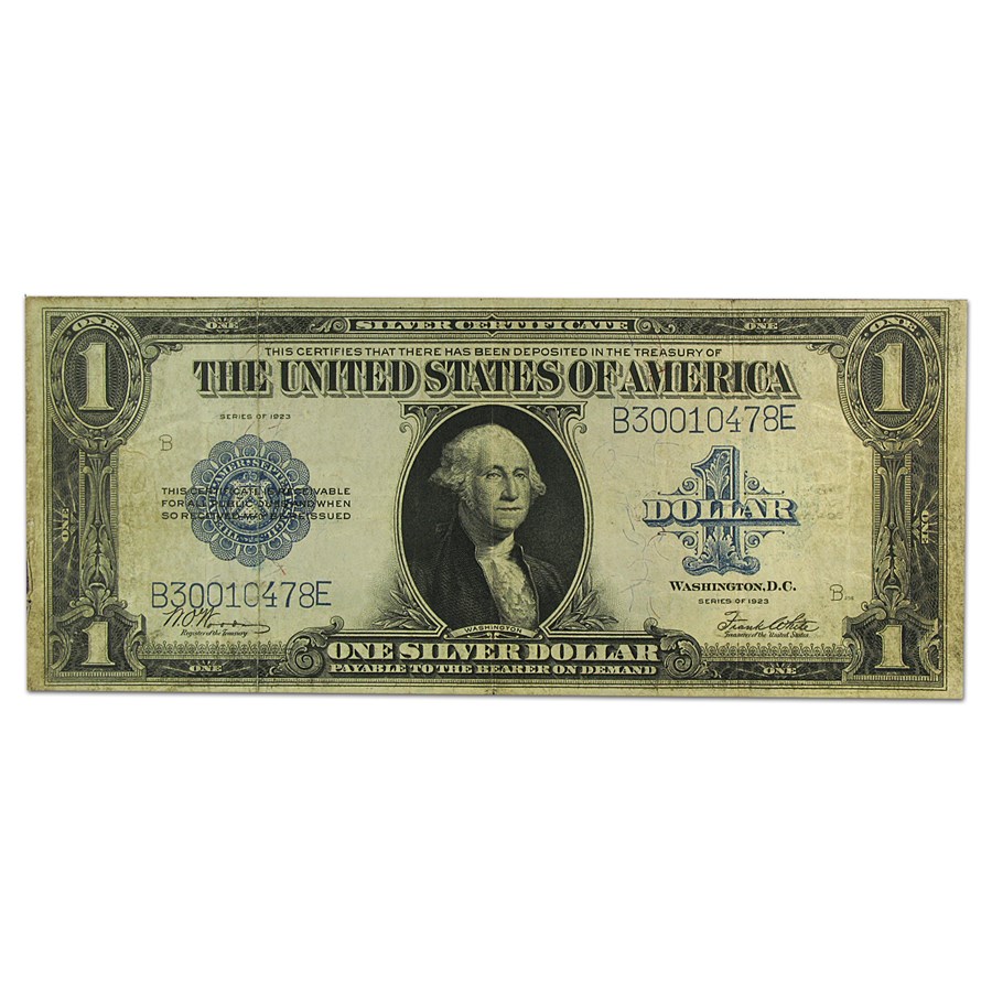 1923 $1.00 Silver Certificate VF Details (Fr#238)