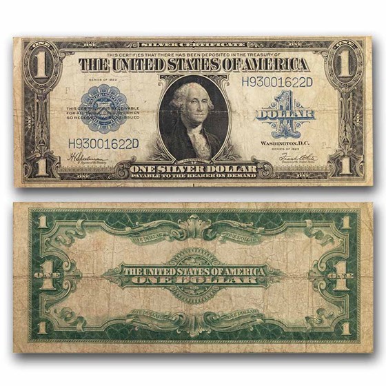 1923 $1.00 Silver Certificate VG (Fr#TBD)