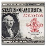 1923 $1.00 United States Note Red Seal CH AU-58 EPQ PMG (Fr#40)