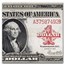 1923 $1.00 United States Note Red Seal CH AU-58 EPQ PMG (Fr#40)
