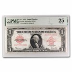 1923 $1.00 United States Note Red Seal VF-25 PMG (Fr#40)