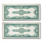 1923 $1 Silver Certificate VF (Fr#237) 2 Consecutive