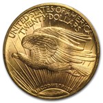 1923 $20 St Gaudens Gold Double Eagle MS-64 PCGS (CAC)