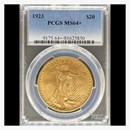 1923 $20 St Gaudens Gold Double Eagle MS-64+ PCGS