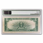 1923 $5.00 Silver Certificate Lincoln Porthole VF-25 PMG (Fr#282)