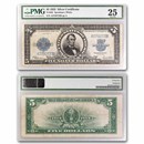 1923 $5.00 Silver Certificate Lincoln Porthole VF-25 PMG (Fr#282)