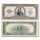 1923 $5.00 Silver Certificate Lincoln Porthole VF (Fr#282)