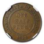1923 Australia 1/2 Penny George V VF-35 NGC (Brown)