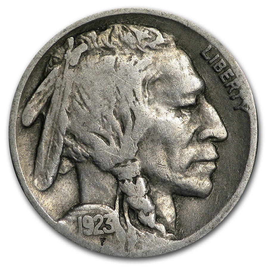 1923 Buffalo Nickel Good-Fine