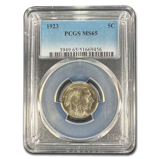 1923 Buffalo Nickel MS-65 PCGS 1923 Buffalo Nickel MS-65 PCGS