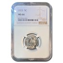 1923 Buffalo Nickel MS-66 NGC