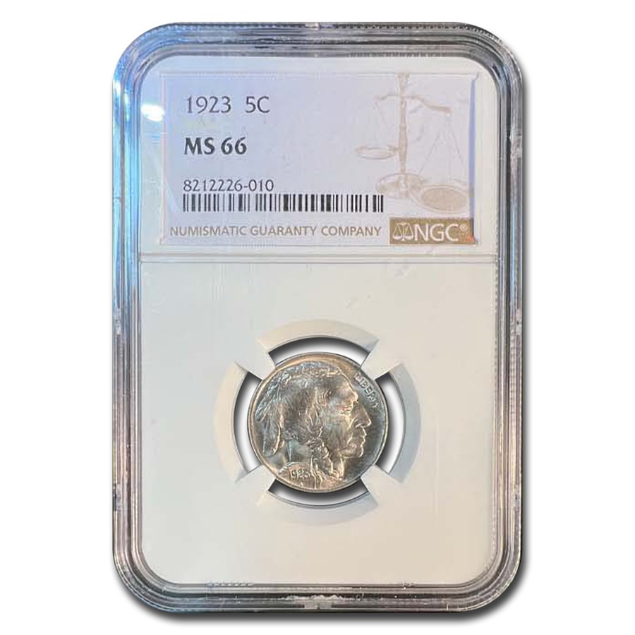 1923 Buffalo Nickel MS-66 NGC