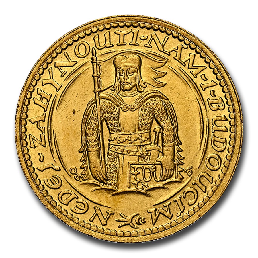1923 Czechoslovakia Gold 2 Dukat MS-63 NGC