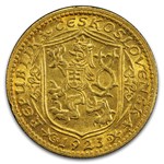 1923 Czechoslovakia Gold Ducat MS-62 PCGS