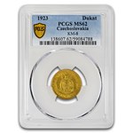 1923 Czechoslovakia Gold Ducat MS-62 PCGS