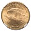 1923-D $20 Saint-Gaudens Gold Double Eagle MS-66+ NGC