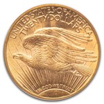 1923-D $20 St Gaudens Gold Double Eagle MS-63 PCGS CAC