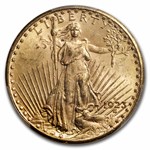 1923-D $20 St Gaudens Gold Double Eagle MS-63 PCGS