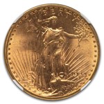 1923-D $20 St Gaudens Gold Double Eagle MS-64+ NGC