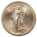 1923-D $20 St Gaudens Gold Double Eagle MS-64 PCGS (CAC)