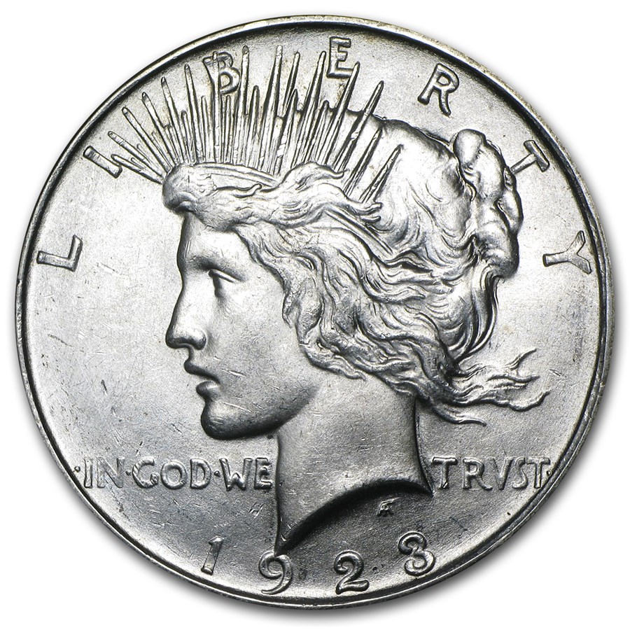1923-D Peace Dollar BU