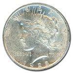 1923-D Peace Dollar MS-60 PCGS