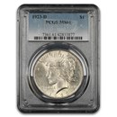 1923-D Peace Dollar MS-61 PCGS