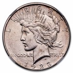 1923-D Peace Dollar MS-62 NGC